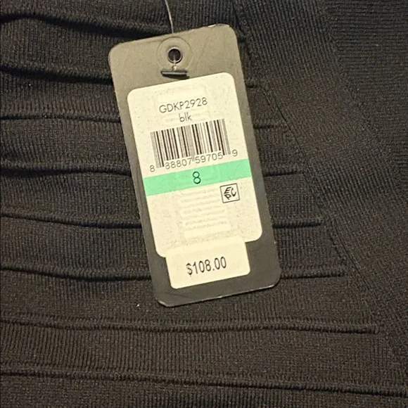 Guess Black Sleeveless Knit Bodycon Dress Size 8 NWT - Picture 5 of 7